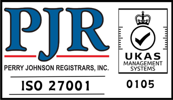 PJR ISO 27001 Certified · UKAS Management Systems 0105