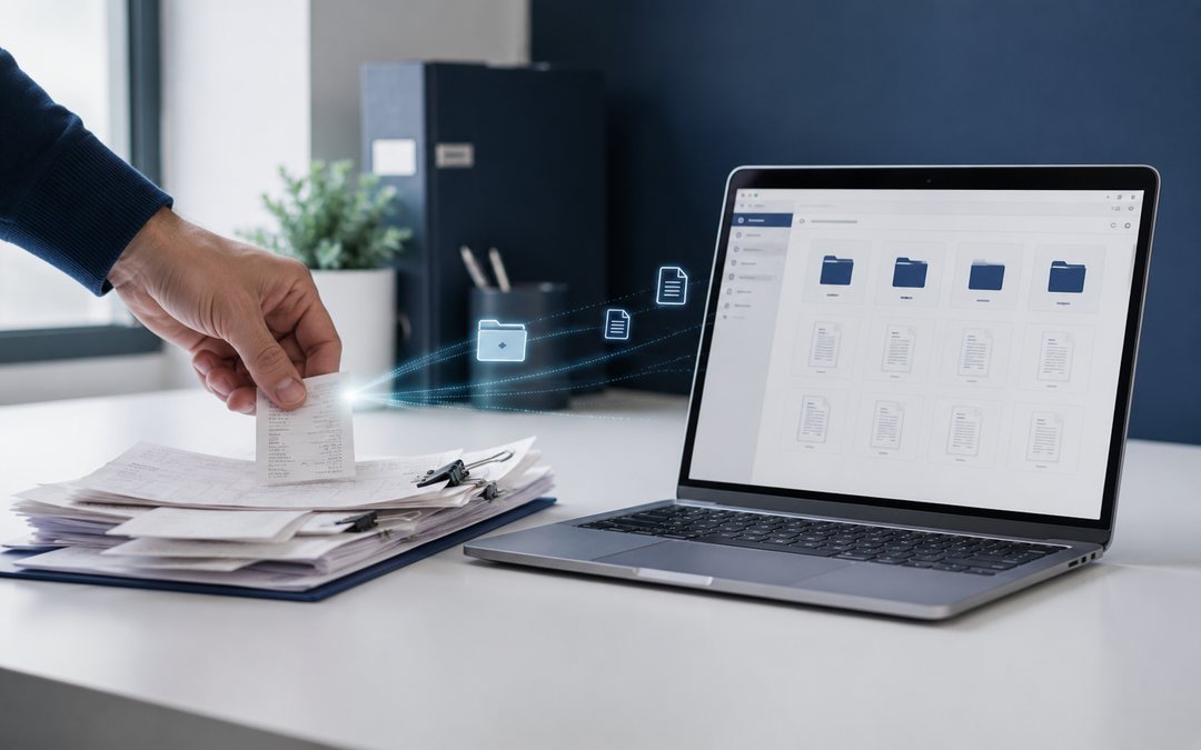 Quarterly digital records captured and organised for MTD reporting